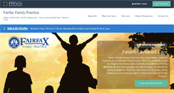 Desktop Screenshot of fairfaxfamilypractice.com