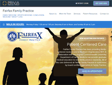Tablet Screenshot of fairfaxfamilypractice.com